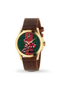 Gucci G Timeless Le Marche des Merveilles Damenuhr gold...