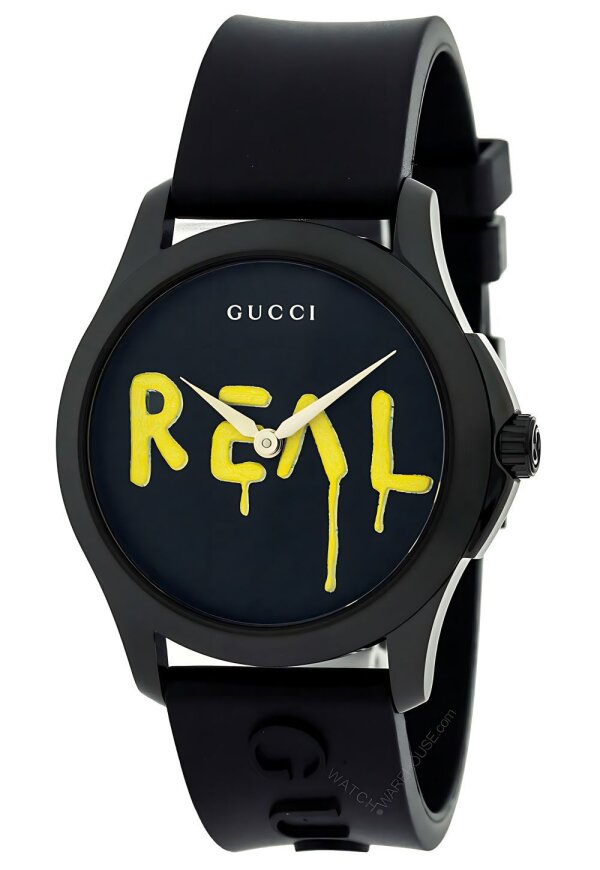 Gucci G-Timeless Ghost Herrenuhr aus Edelstahl Model YA1264017