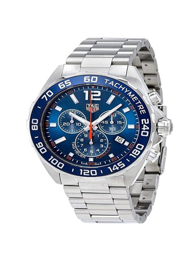 Tag Heuer Formula 1 Herrenuhr Chronograph silber blau CAZ1014.BA0842