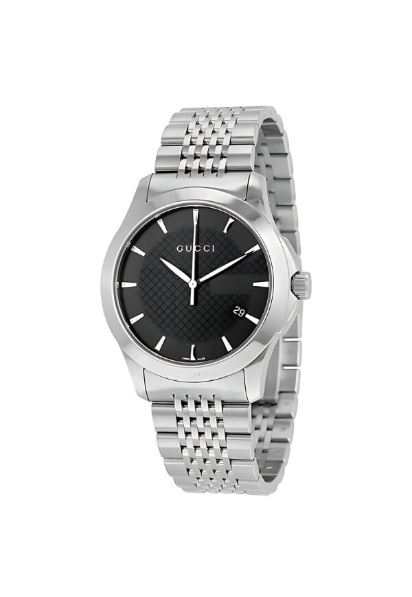GUCCI G-Timeless Silber Schwarz YA126402