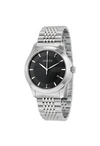 Gucci G-Timeless Herrenuhr aus Edelstahl Model YA126402