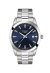 Tissot Gentleman Herrenuhr silber blau Edelstahl