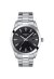 Tissot Gentleman Herrenuhr silber schwarz Edelstahl