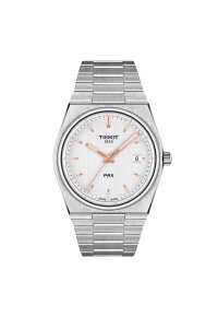 Tissot PRX 40mm Herrenuhr silberfarbend aus Edelstahl