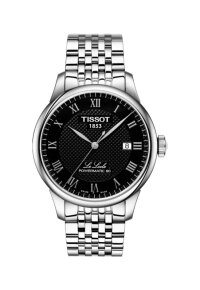 Tissot Le Locle Powermatic 80 Herrenuhr silber schwarz...