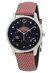 Gucci G Timeless Slim Moonphase Damenuhr Edelstahl silber rosa Lederarmband