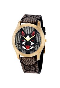 Gucci G-Timeless Herrenuhr aus Edelstahl Model YA1264057