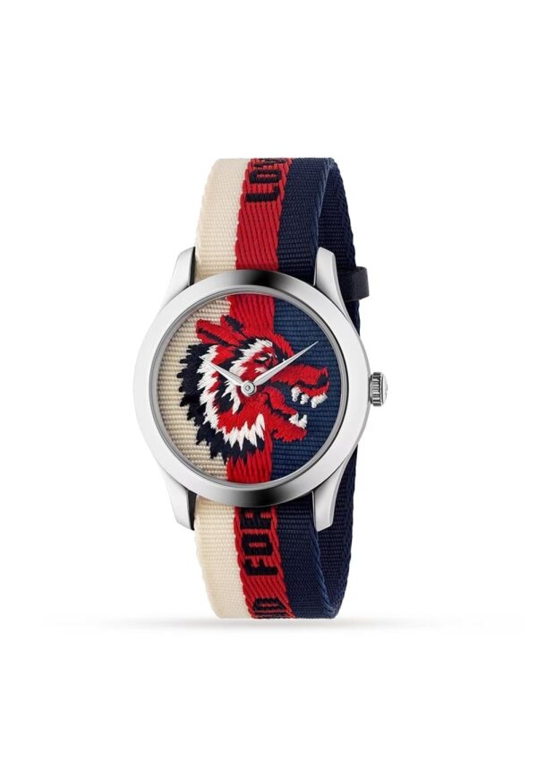 Gucci G-Timeless Herrenuhr aus Edelstahl Model YA1264059