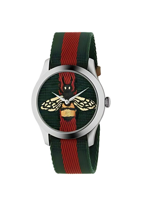 Gucci G-Timeless Herrenuhr aus Edelstahl Model YA1264060