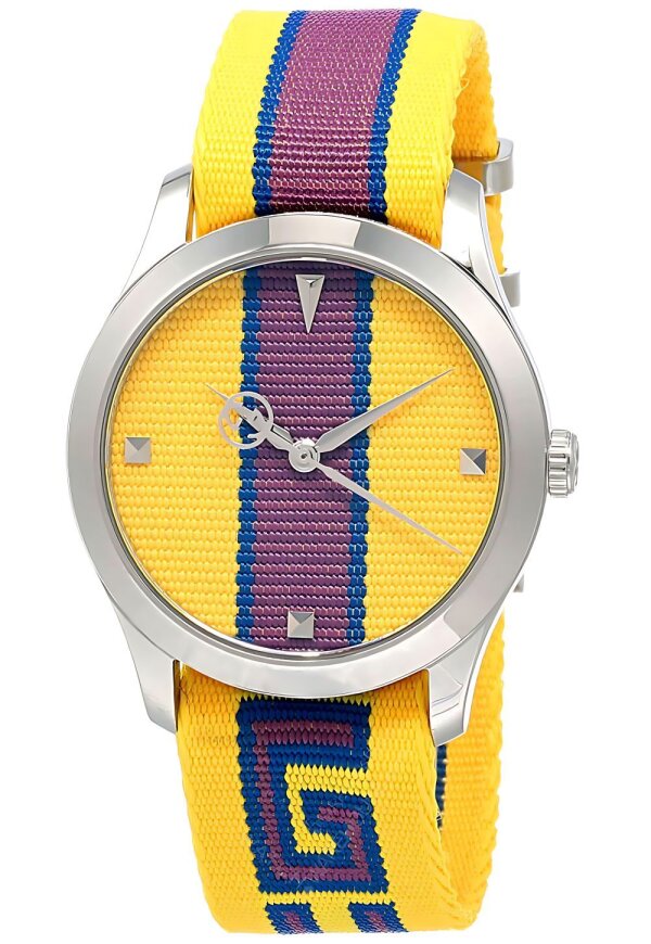 Gucci G-Timeless Herrenuhr aus Edelstahl Model YA1264069