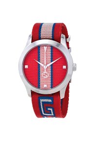 Gucci G-Timeless Herrenuhr aus Edelstahl Model YA1264070