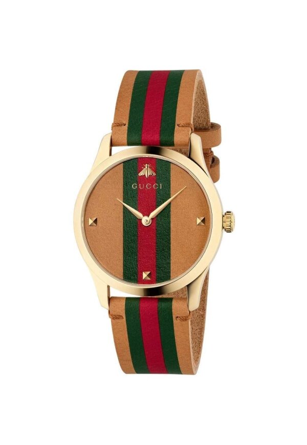 Gucci G-Timeless Herrenuhr aus Edelstahl Model YA1264077