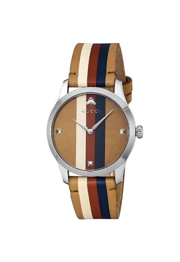 Gucci G-Timeless Herrenuhr aus Edelstahl Model YA1264078