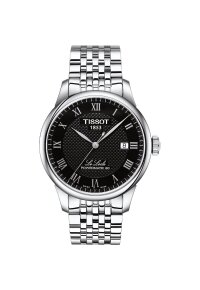 Tissot Le Locle Powermatic 80 Herrenuhr silber schwarz...