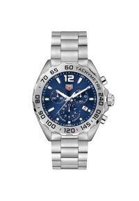 Tag Heuer Formula 1 Herrenuhr Chronograph silber blau...