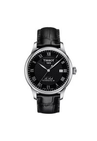 Tissot Le Locle Powermatic 80 Herrenuhr silber schwarz...