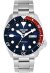 Seiko 5 Sports Herrenuhr silber rot blau SRPD53K1
