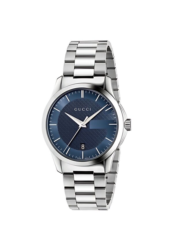 Gucci G-Timeless Herrenuhr aus Edelstahl Model YA126440