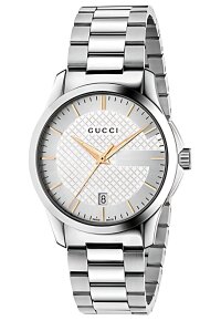 Gucci G-Timeless Herrenuhr aus Edelstahl Model YA126442