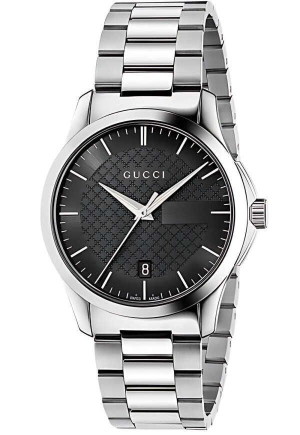 Gucci G-Timeless Herrenuhr aus Edelstahl Model YA126457