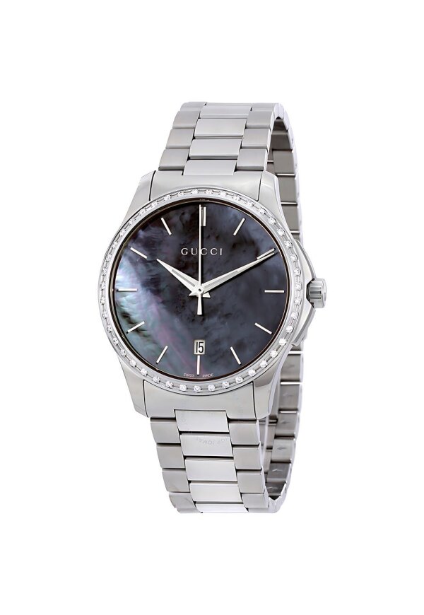 Gucci G-Timeless Herrenuhr aus Edelstahl Model YA126458