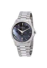 Gucci G-Timeless Herrenuhr aus Edelstahl Model YA126458