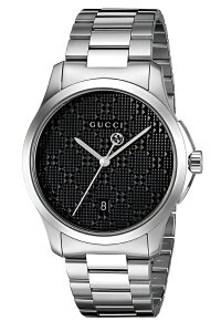 Gucci G-Timeless Herrenuhr aus Edelstahl YA126460