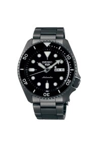 Seiko Sports 5 Herrenuhr schwarz anthrazit SRPD65K1