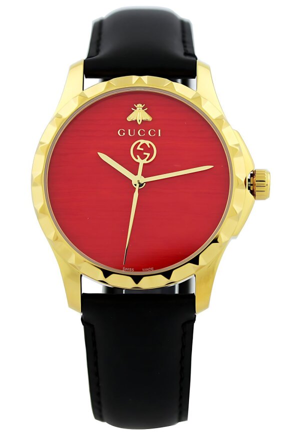 Gucci G-Timeless Herrenuhr aus Edelstahl Model YA126464