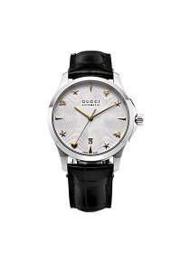 Gucci G-Timeless Herrenuhr aus Edelstahl Model YA126468