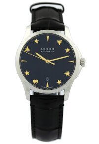 Gucci G-Timeless Herrenuhr aus Edelstahl Model YA126469