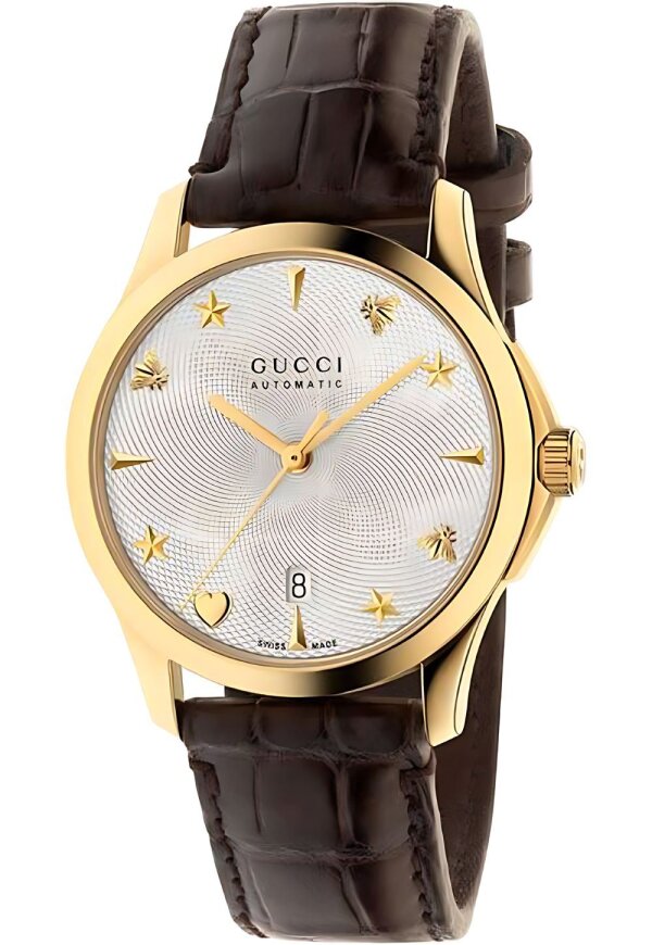 Gucci G-Timeless Herrenuhr aus Edelstahl Model YA126470