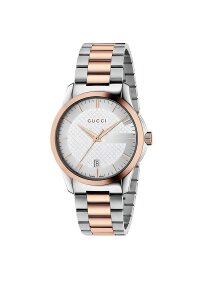Gucci G-Timeless Herrenuhr aus Edelstahl Model YA126473