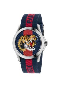 Gucci G-Timeless Herrenuhr aus Edelstahl Model YA126495