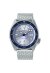 Seiko 5 Sports 5 Armbanduhr Silber Blau SRPE77K1