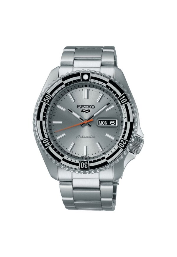 Seiko 5 Sports Armbanduhr Special Edition Silber SRPK09K1