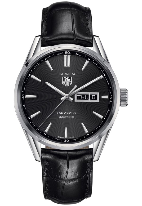 Tag Heuer Carrera Herrenuhr silber schwarz WAR201A.FC6266