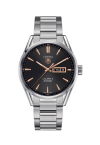 Tag Heuer Carrera Herrenuhr silber schwarz WAR201C.BA0723