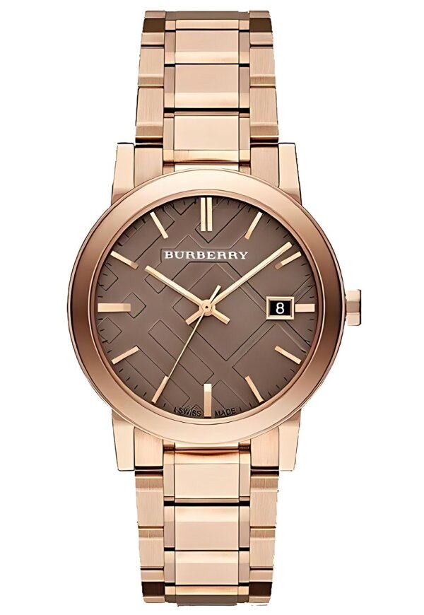 Burberry The City Uhr Unisex roségold