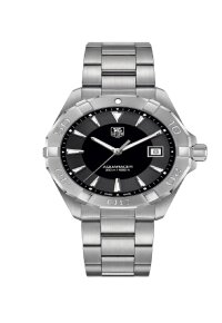 Tag Heuer Aquaracer Herrenuhr silber schwarz WAY1110.BA0928