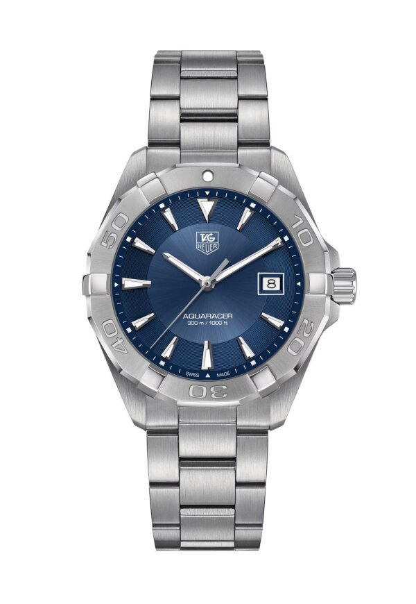 Tag Heuer Aquaracer Herrenuhr silber blau WAY1112.BA0928