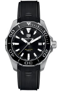 Tag Heuer Aquaracer Herrenuhr silber schwarz WAY111A.FT6151