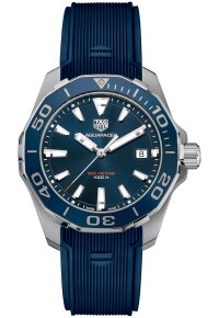 Tag Heuer Aquaracer Herrenuhr silber blau WAY111C.FT6155