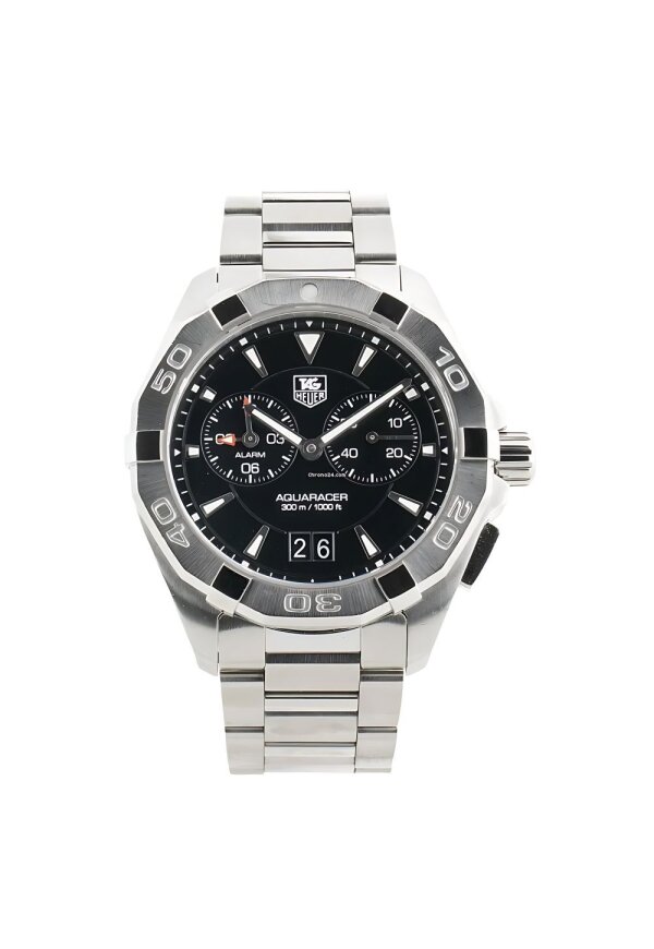 Tag Heuer Aquaracer Herrenuhr silber schwarz WAY111Z.BA0928