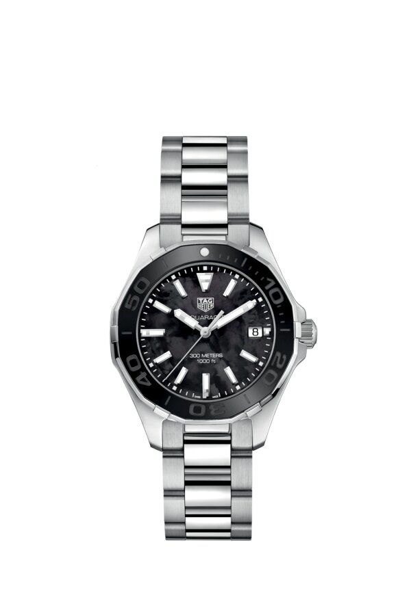 Tag Heuer Aquaracer Date Damenuhr silber schwarz WAY131K.BA0748