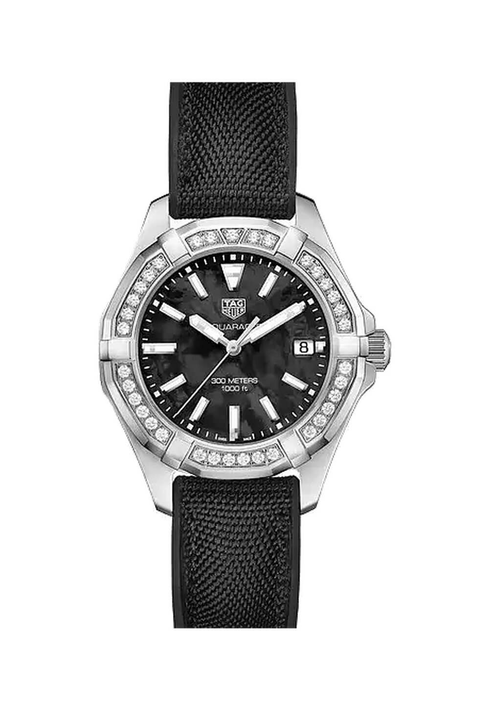 Tag Heuer Aquaracer Lady Damenuhr, silber, schwarz, WAY131P.FT6092 Image