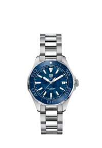 Tag Heuer Aquaracer Lady Damenuhr silber blau WAY131S.BA0748