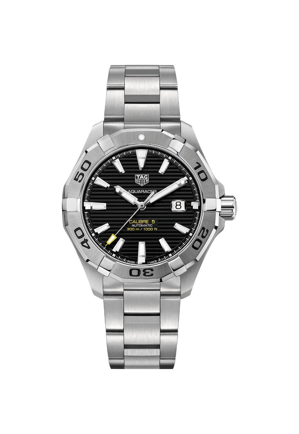 Tag Heuer Aquaracer Herrenuhr silber WAY2010.BA0927 Image