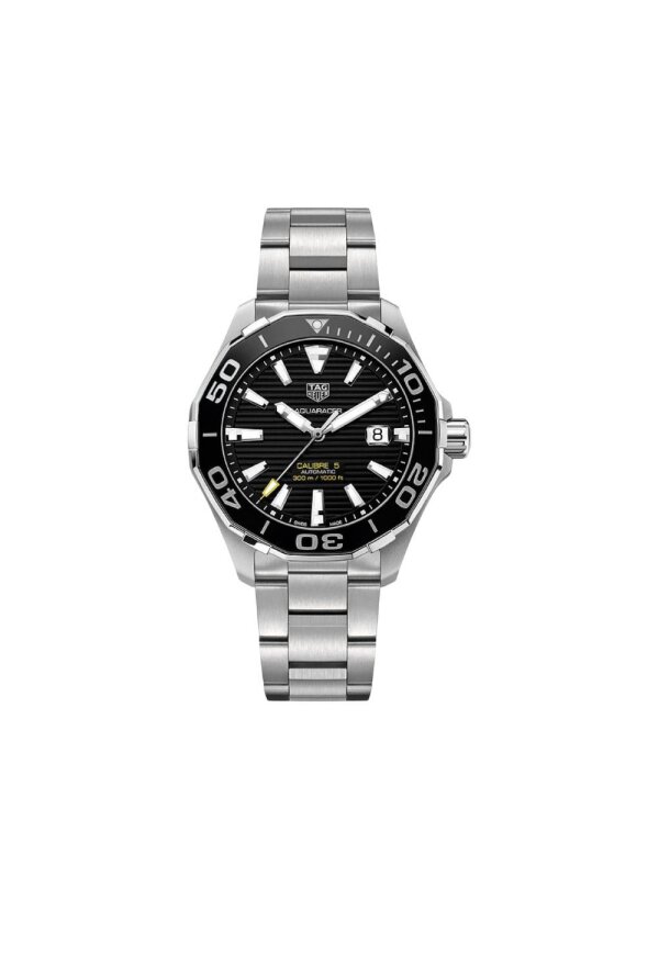 Tag Heuer Aquaracer Herrenuhr silber schwarz WAY201A.BA0927