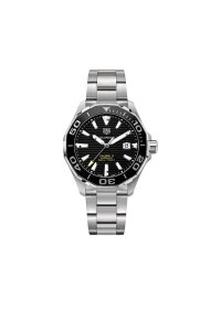Tag Heuer Aquaracer Herrenuhr silber schwarz WAY201A.BA0927